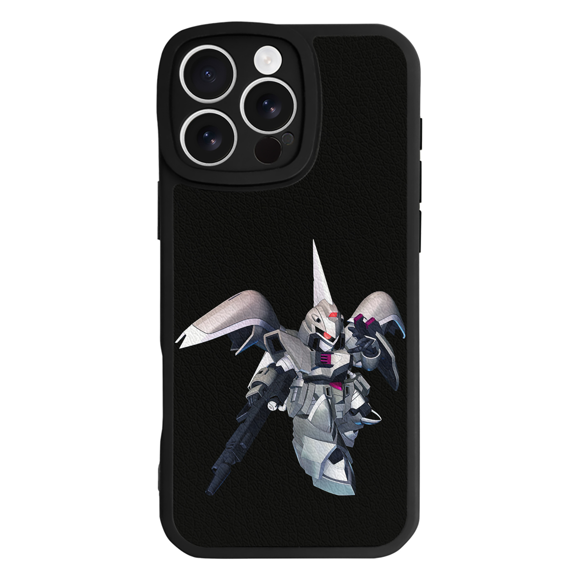 （画像用） 機動戦士ガンダム Mobile Suit Gundam 【iPhone 16シリーズ対応】シリコンスマホケース（レザー調） 材質：シリコン